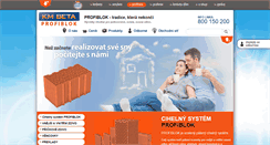 Desktop Screenshot of profiblok.cz